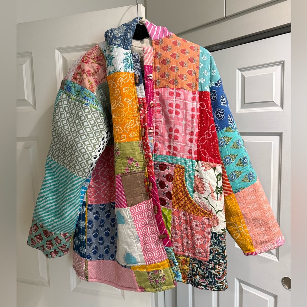Ashley Taylor Patchwork Jacket One Size - NEW - image 1